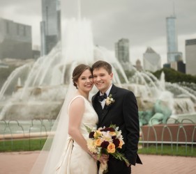 Flowers by Nancy Krause Floral Design for Chicago Wedding of Colleen and Kristopher