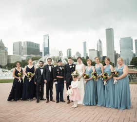 Flowers by Nancy Krause Floral Design for Chicago Wedding of Colleen and Kristopher