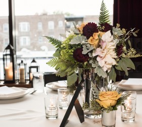 Flowers by Nancy Krause Floral Design for Chicago Wedding of Colleen and Kristopher